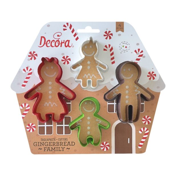 Tagliapasta gingerbread family