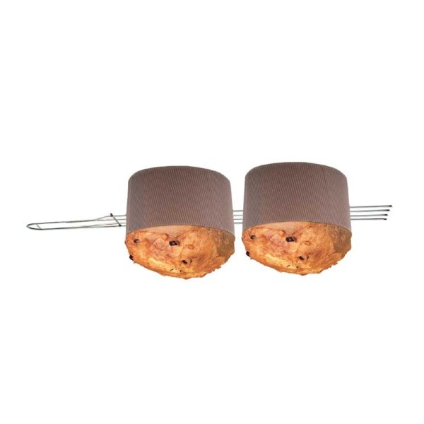 SPILLONE INOX 4 PUNTE PER PANETTONE/COLOMBA CM 52 - immagine 4