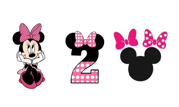10 MAGNETI MINNIE PERSONALIZZABILI