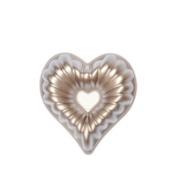 STAMPO MINI BEATRICE CUORE 16 X 16 X 6 H CM IN ALLUMINIO  PRESSOFUSO - immagine 3