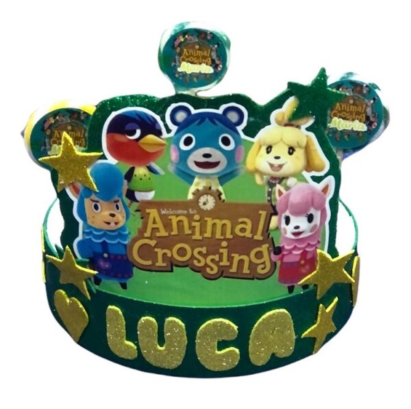20 LECCA LECCA ANIMAL CROSSING CON ALZATA E BOLLINO PERSONALIZZATO