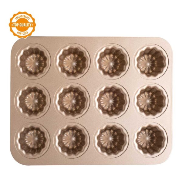 Stampo tortine cannelé rose gold line - immagine 2
