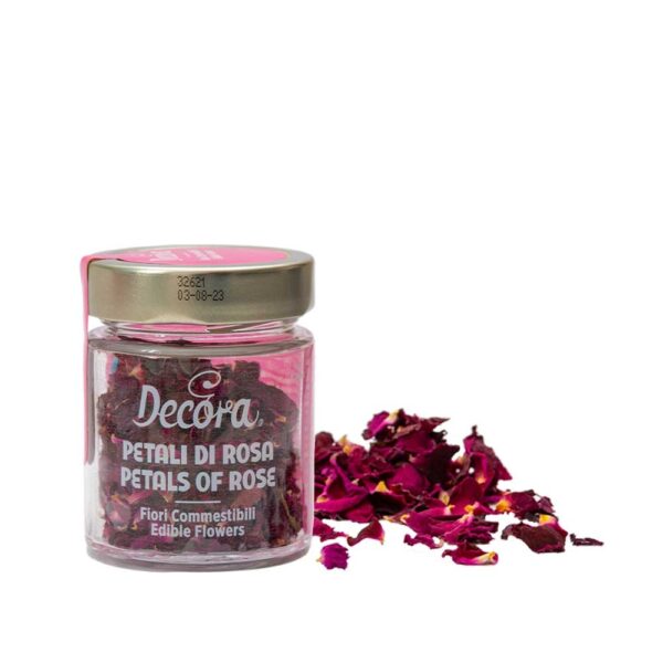 Fiori eduli petali di rosa - immagine 2
