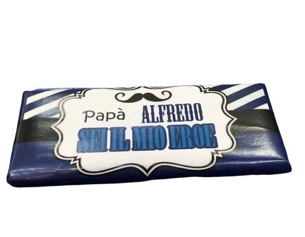 Tavoletta Di Cioccolato Festa del Papà Personalizzabile - immagine 2