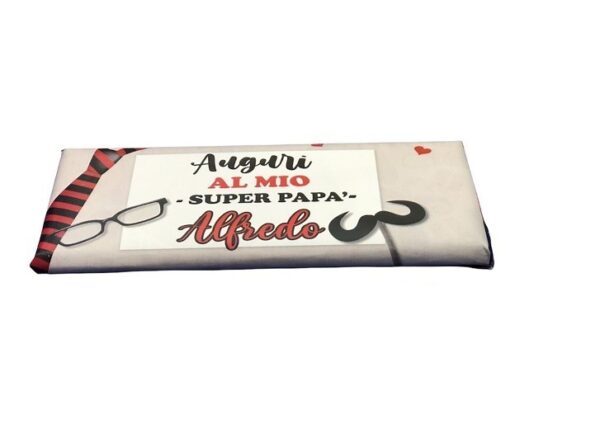 Tavoletta Di Cioccolato Festa del Papà Personalizzabile - immagine 3