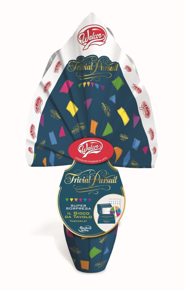 UOVO DI PASQUA TRIVIAL PURSUIT GR. 320 WALCOR UOVA CIOCCOLATO LATTE