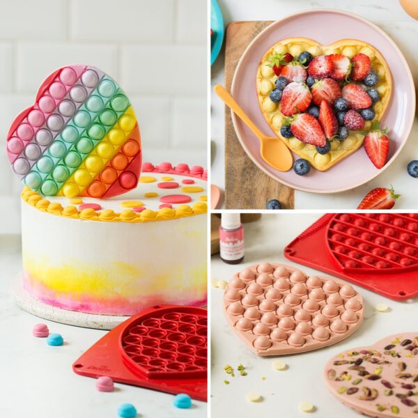 Stampo in silicone DecorPop cuore POP IT
