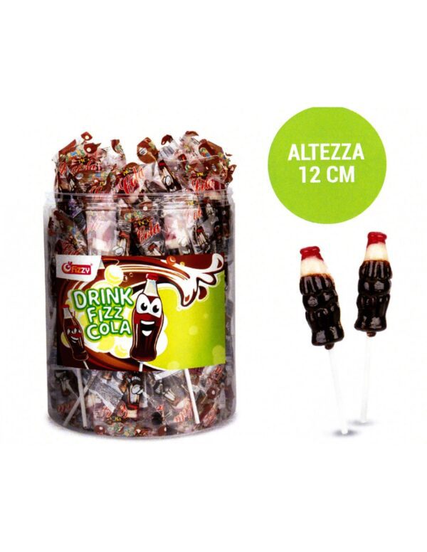 Lecca Lecca drink cola zucchero duro gr.12,25  pz 10