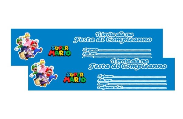 15 Inviti Mario Bros