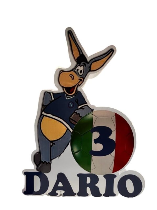 SAGOMA IN POLISTIROLO NAPOLI CAMPIONE PERSONALOIZZATA