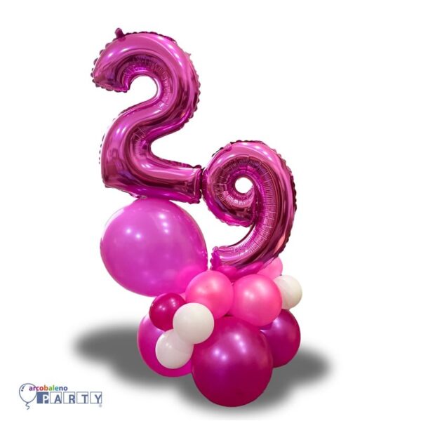 KIT CENTROTAVOLA CON NUMERI IN MYLAR DISPONIBILE IN VARI COLORI
