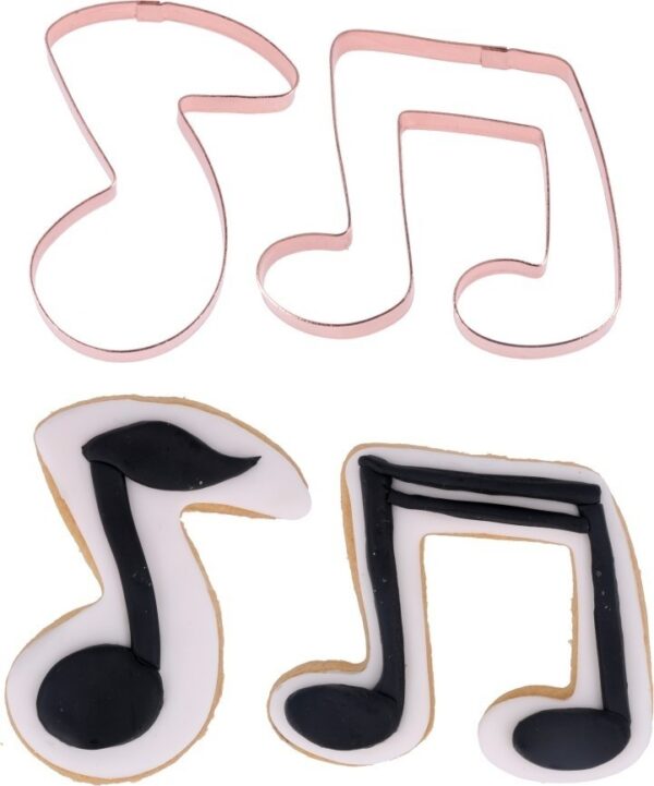 Tagliabiscotti Note Musicali set 2pz