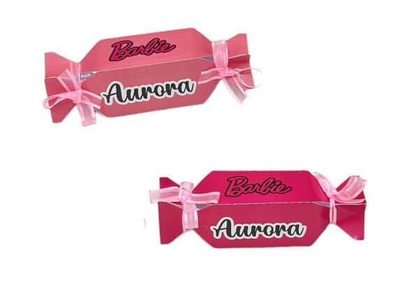 12 Scatole BonBon Barbie Personalizzabili per confetti caramelle