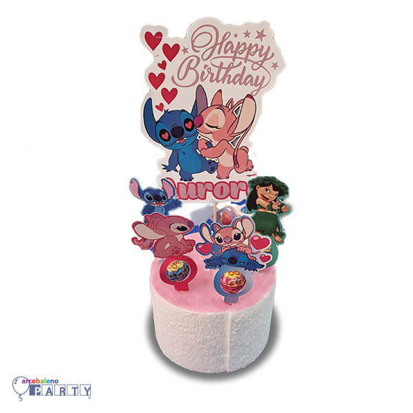 Torta scenografica glitter chupa chups Barbie festa personalizzata