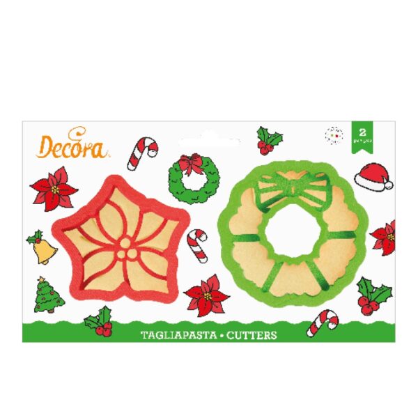 Set tagliapasta ghirlanda e stella di Natale - immagine 3