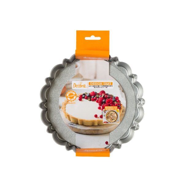Design Tart Stampo Crostata Tondo Piccolo ø 20 x 3 h cm - immagine 3