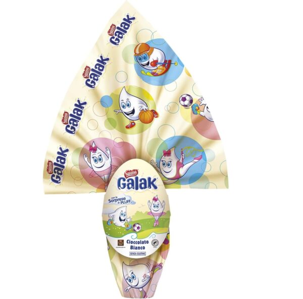 UOVA DI PASQUA GALAK CIOCCOLATO BIANCO GR 240