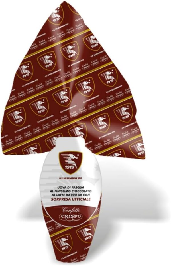 Uovo di Pasqua cioccolato a latte Salernitana gr 220