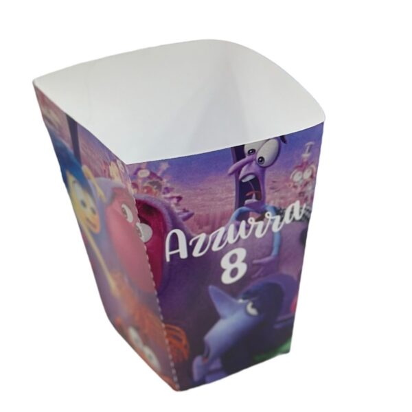 10 Scatole per Popcorn Caramelle Inside Out 2 Personalizzabile