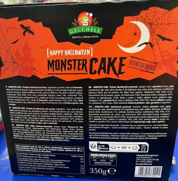 Halloween Torta  Monster Cake  Buona da Paura gr 350 - immagine 3