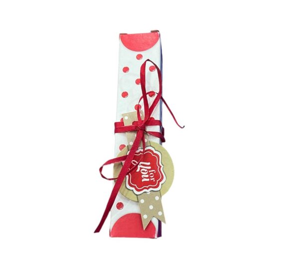 10 SCATOLE -ASTUCCIO PER CONFETTI/ CARAMELLE POIS CON TARGHETTA   DISPONIBILI IN 4 COLORI - immagine 5