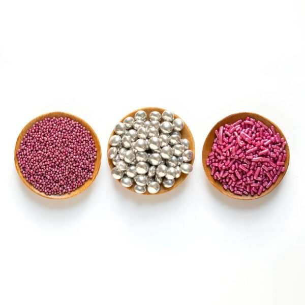Set Decor Mix Argento e Rosa gr 85 - immagine 2
