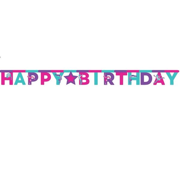 Festone Ghirlanda Happy Birthday Ginnastica Artistica