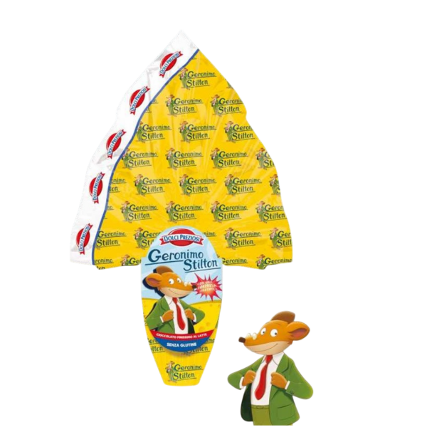 Uovo di Pasqua cioccolata a latte Geronimo Stilton gr 150 con o senza magnete - immagine 2