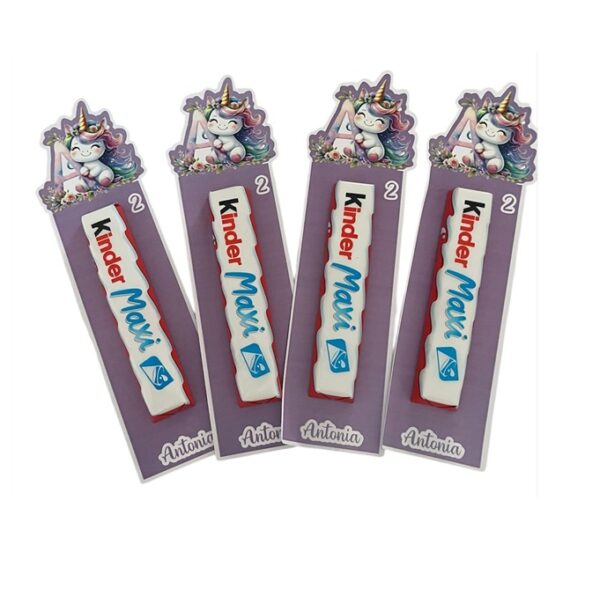10 Barrette Kinder personalizzate tema Unicorno