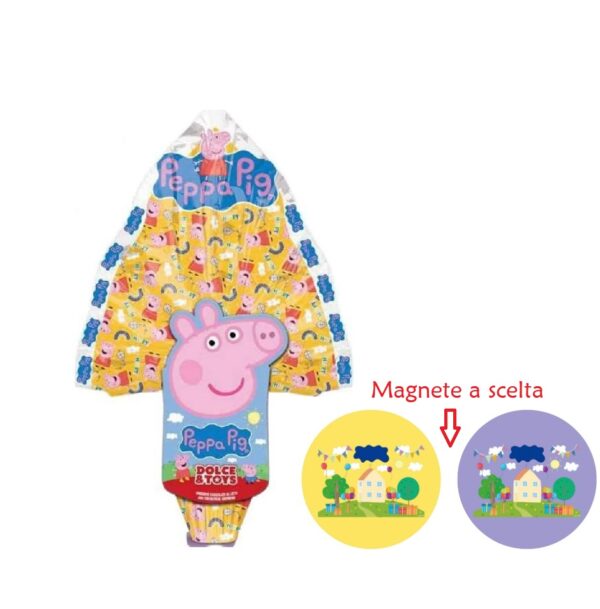 Uovo di Pasqua cioccolata a latte PEPPA PIG gr 250 con o senza magnete