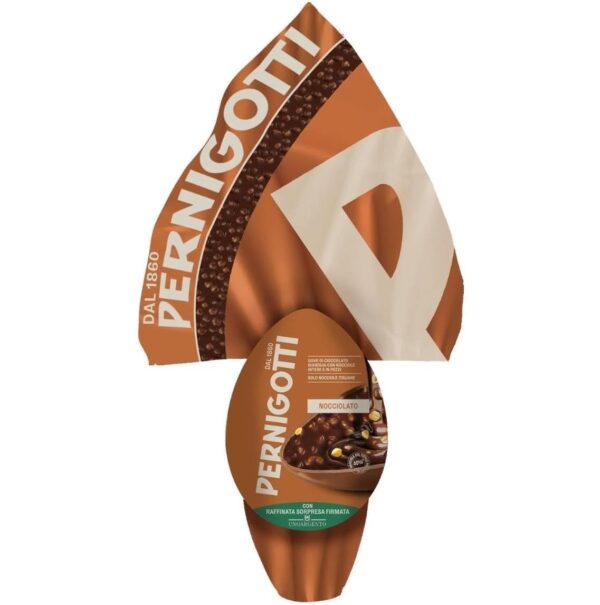 Pernigotti Uovo di Pasqua cioccolato gianduia con nocciole italiane
