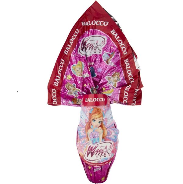 Balocco uovo di Pasqua cioccolato a latte Winx gr 240