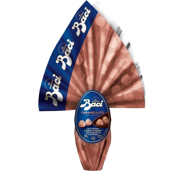 Kit Uovo di Pasqua Baci Perugina Uovo Caramellato alle Mandorle e tazza con immagine personalizzata - immagine 3