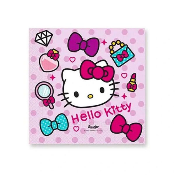 16 Tovaglioli  Hello Kitty Nuova Grafica