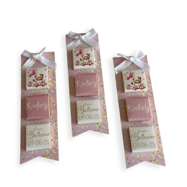Cioccolatini Segnaposto Battesimo Orsetto