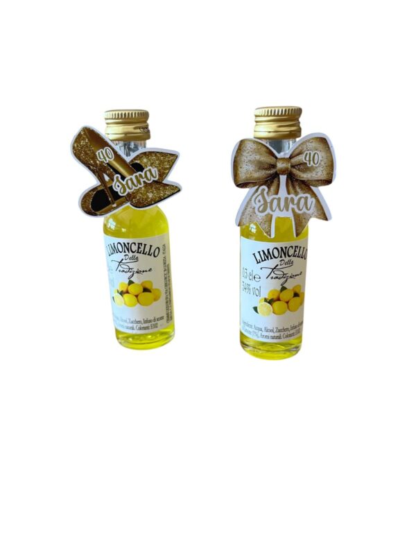 Bomboniera Segnaposto Limoncello Personalizzata  10 Pezzi con o senza scatola - immagine 2