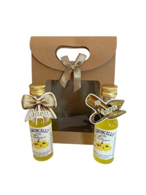 Bomboniera Segnaposto Limoncello Personalizzata  10 Pezzi con o senza scatola