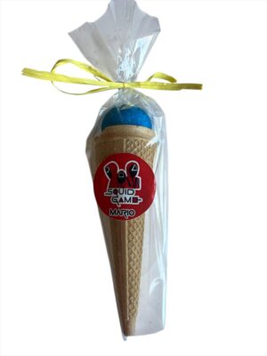 Squid Game Cono Goloso con Bollino Personalizzabile pz 10 gadgets di Fine festa