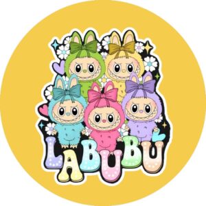 Cialda per torte su ostia Labubu