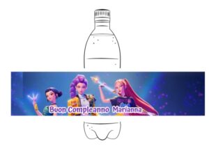 Kpop Demon Hunters Etichette Adesive per Acqua Personalizzabili